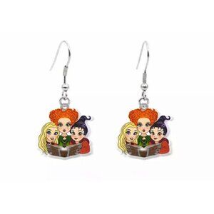 HOCUS POCUS Halloween Witch Drop Earrings NEW